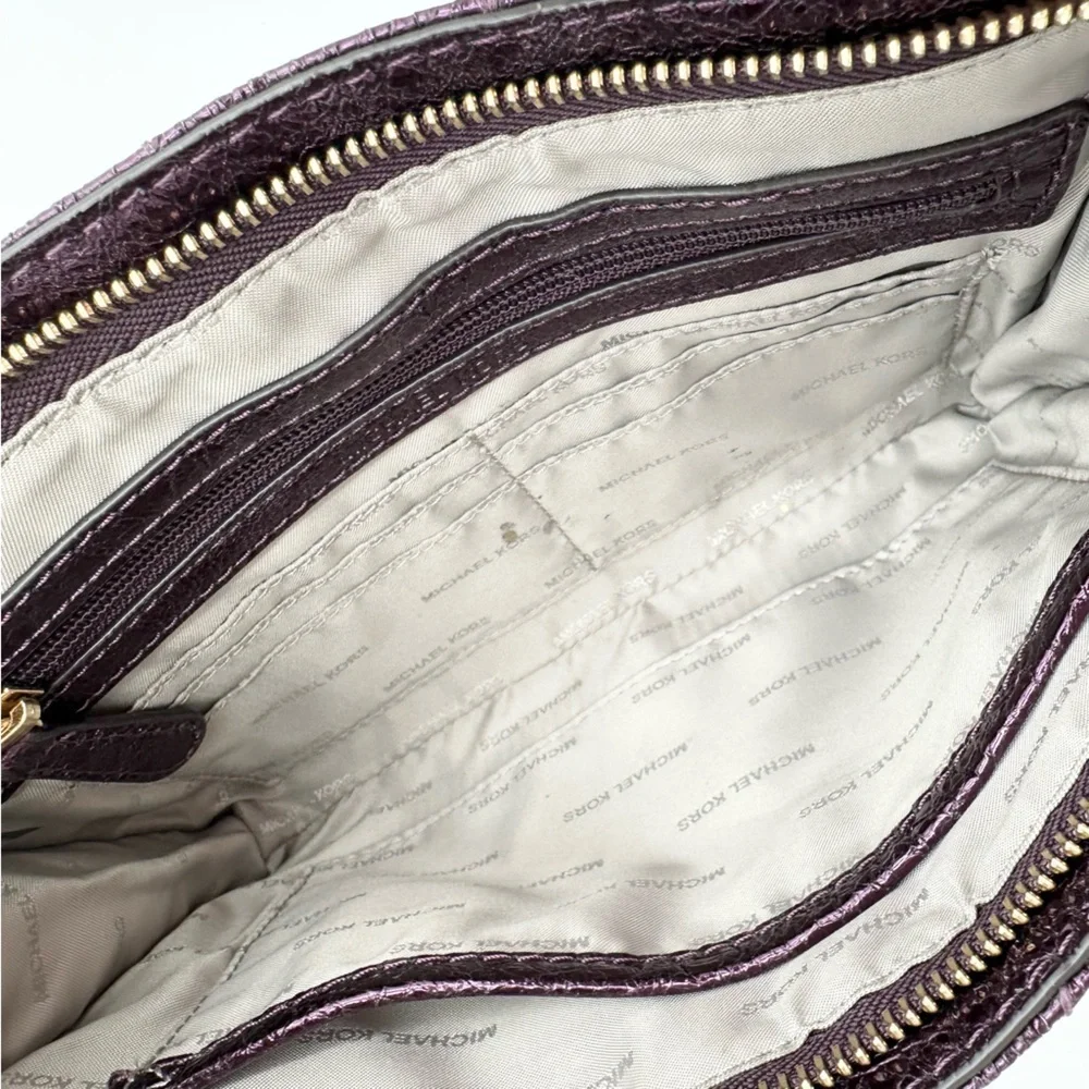 MICHAEL KORS Damson Large Crossbody Clutch Bag